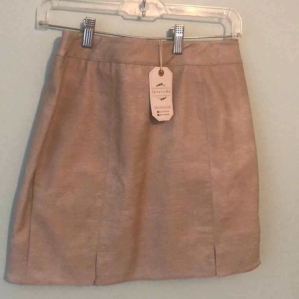 Loveriche faux snake skin skirt